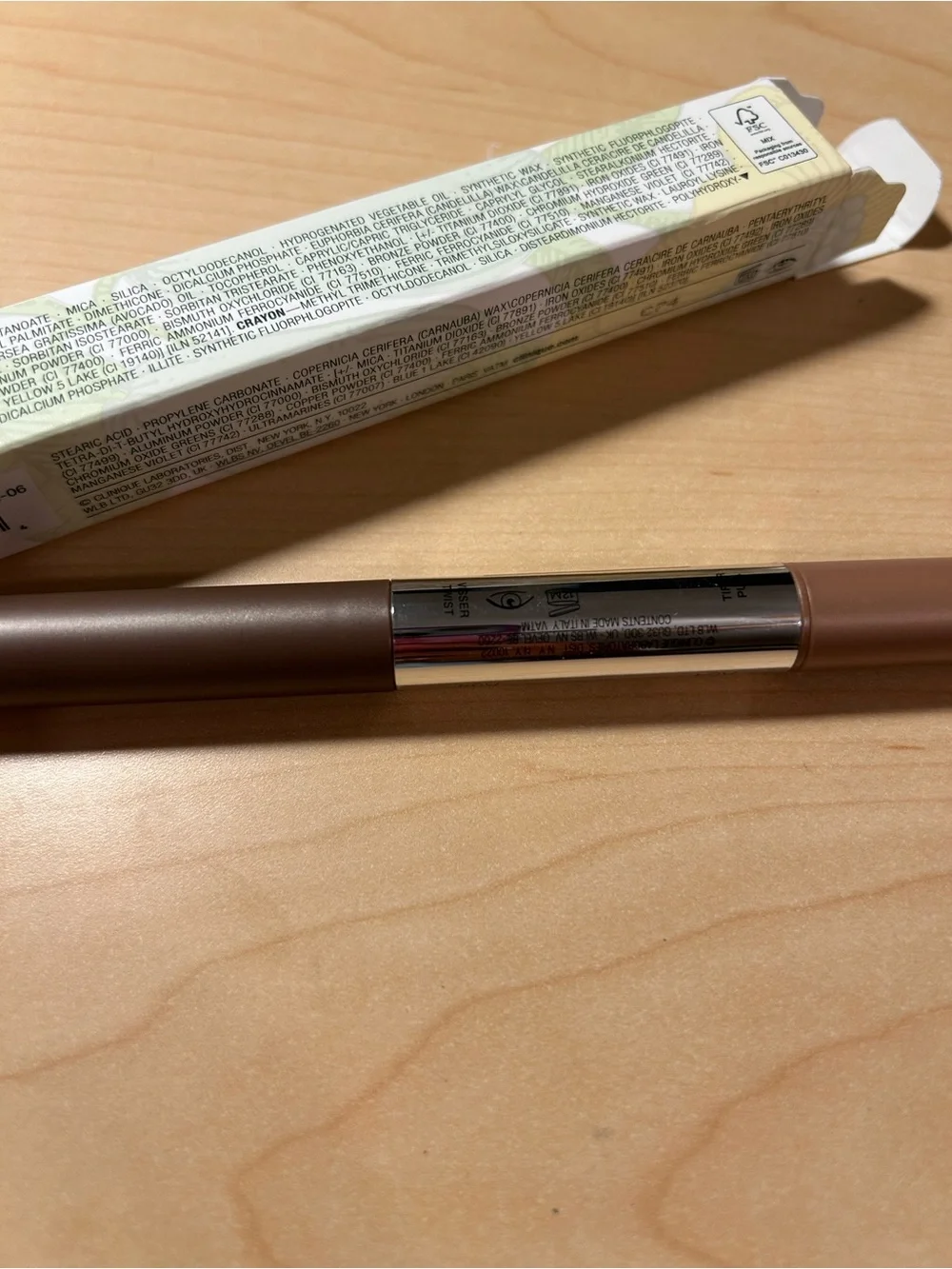 Clinique High Impact Shadow Play Eyeshadow & Eye Definer #06 Double Latte new